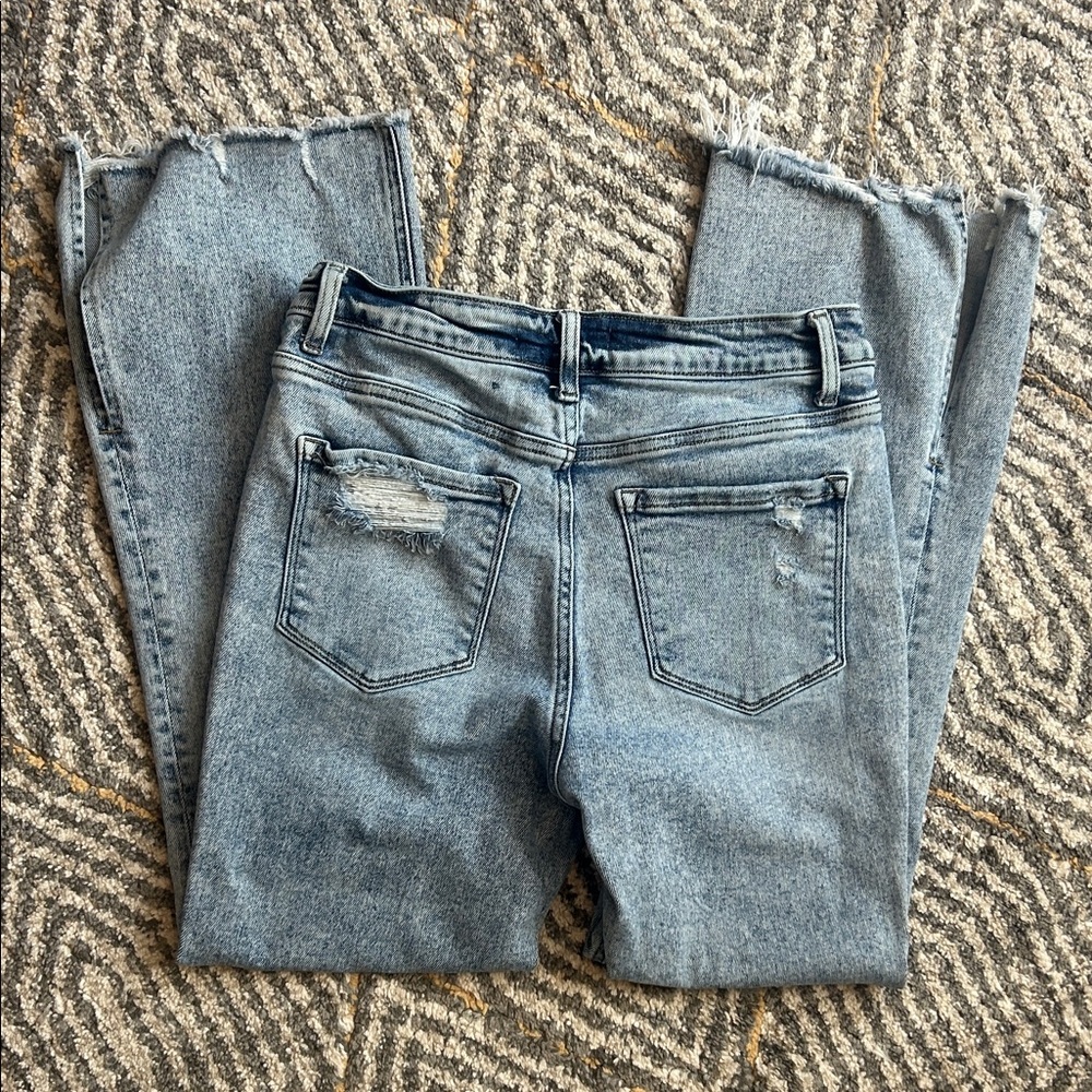 Flying Monkey Light Wash Button-Fly Flare Jeans - Picture 9 of 9